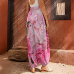 Peony And Rose Print Harem Pants