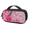 Peony And Rose Print Portable Cooler Travel Case