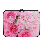 Peony And Rose Print Laptop Sleeve