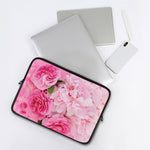 Peony And Rose Print Laptop Sleeve