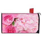 Peony And Rose Print Mailbox Cover