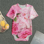 Peony And Rose Print Men's Bodysuit