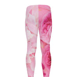 Peony And Rose Print Men's leggings