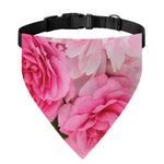 Peony And Rose Print Over The Collar Dog Bandana