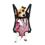 Peony And Rose Print Pet Carrier Backpack