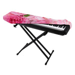 Peony And Rose Print Piano Keyboard Cover