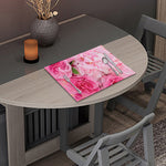 Peony And Rose Print Placemat
