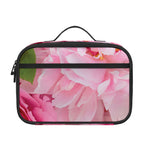 Peony And Rose Print Portable Lunch Bag