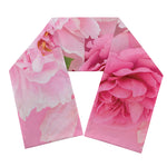 Peony And Rose Print Scarf