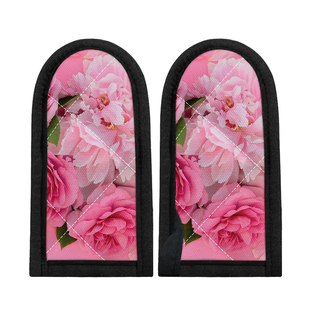 Peony And Rose Print Skillet Handle Cover