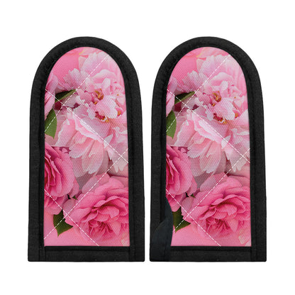Peony And Rose Print Skillet Handle Cover
