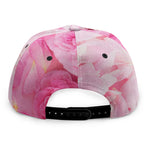 Peony And Rose Print Snapback Cap