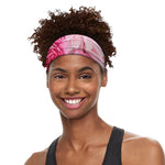 Peony And Rose Print Sports Headband