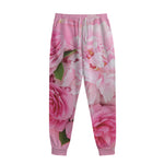 Peony And Rose Print Sweatpants