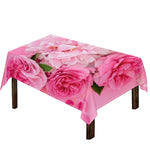 Peony And Rose Print Tablecloth