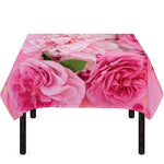 Peony And Rose Print Tablecloth