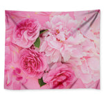 Peony And Rose Print Tapestry