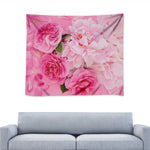 Peony And Rose Print Tapestry