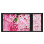 Peony And Rose Print Trifold Wallet