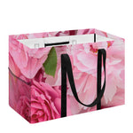 Peony And Rose Print Utility Tote Bag