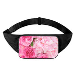 Peony And Rose Print Waist Bag