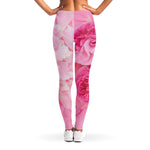 Peony And Rose Print Women's Leggings