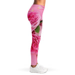 Peony And Rose Print Women's Leggings