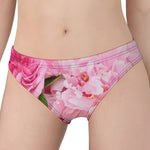 Peony And Rose Print Women's Panties