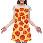 Pepperoni Pizza Print Adjustable Apron
