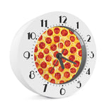 Pepperoni Pizza Print Alarm Clock