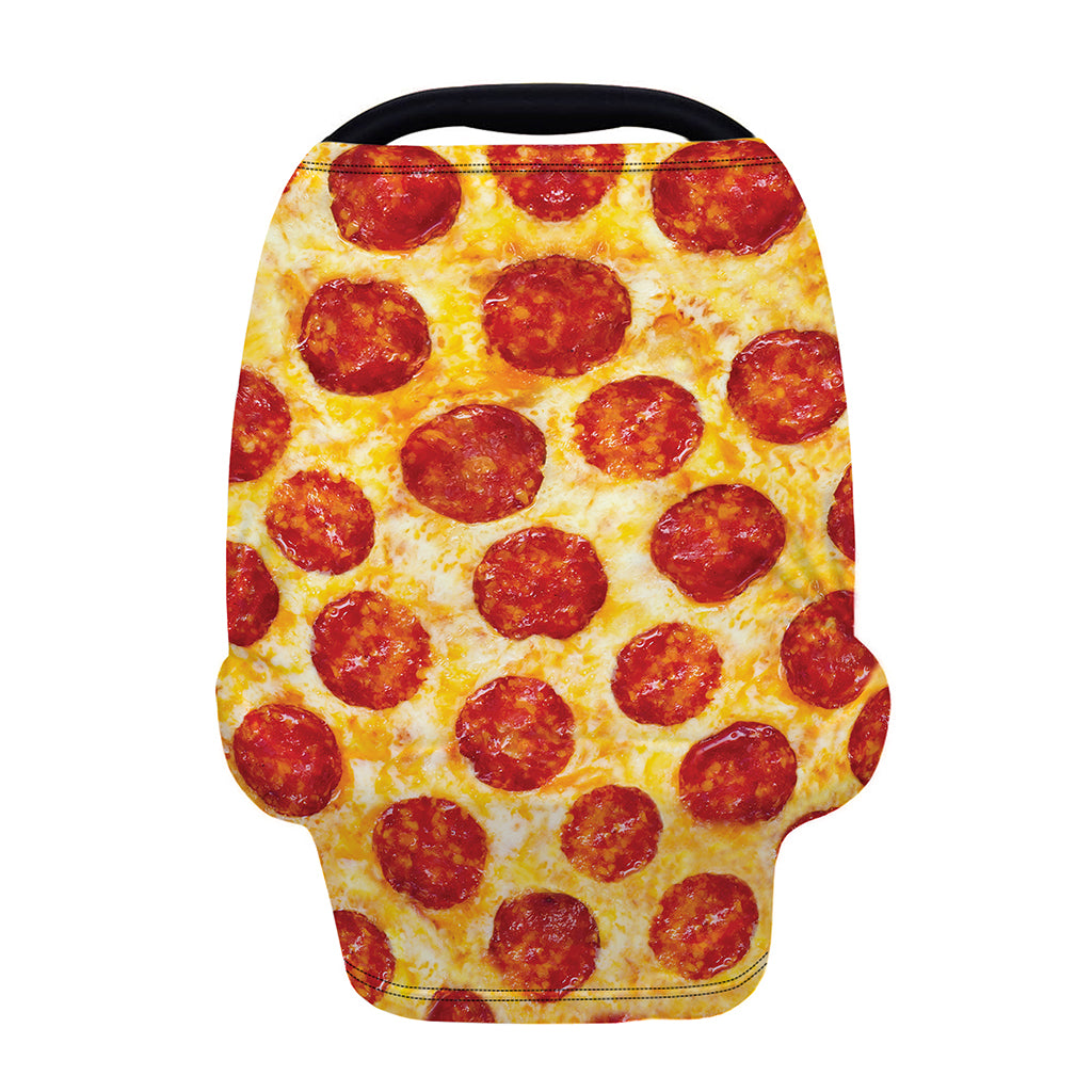 Pepperoni Pizza Print Baby Seat Cover