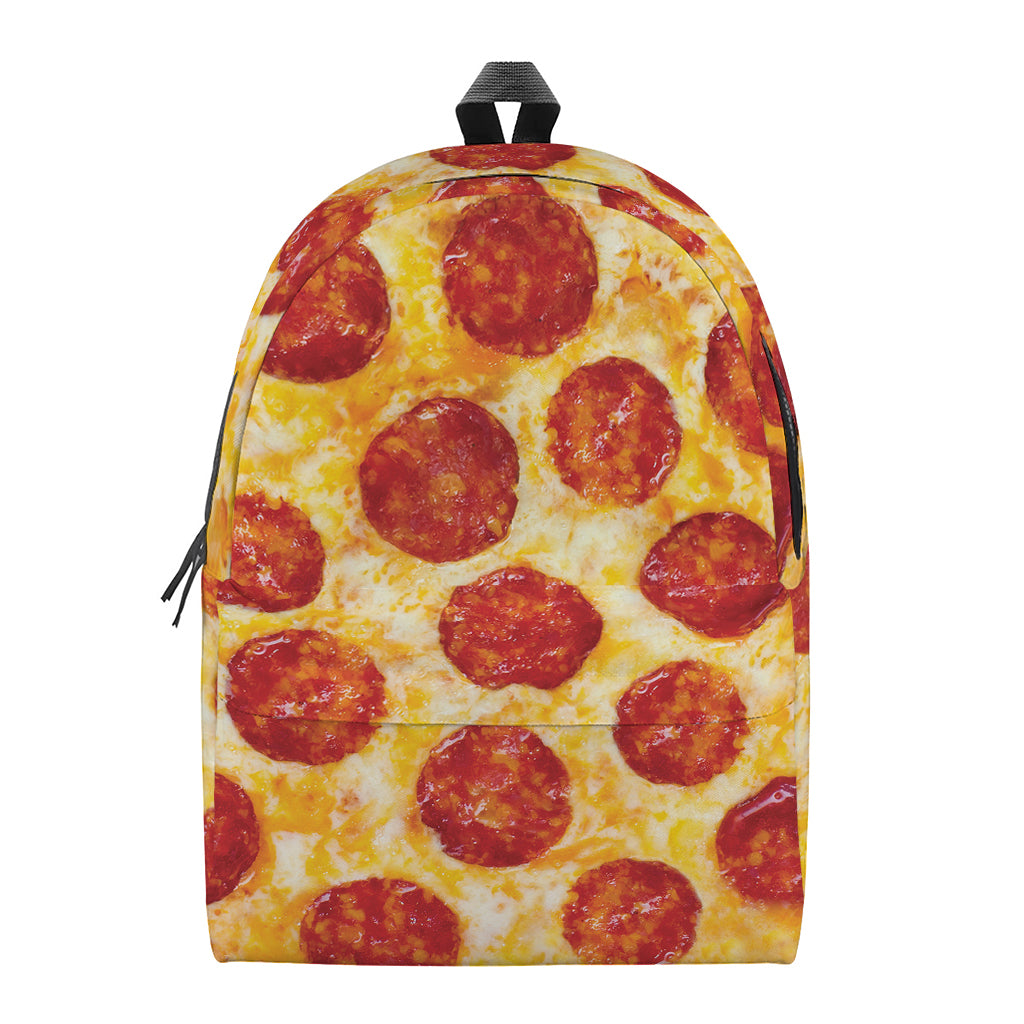 Pepperoni Pizza Print Backpack