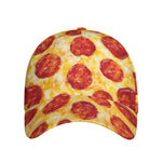 Pepperoni Pizza Print Baseball Cap