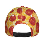 Pepperoni Pizza Print Baseball Cap
