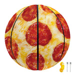 Pepperoni Pizza Print Basketball