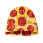 Pepperoni Pizza Print Beanie