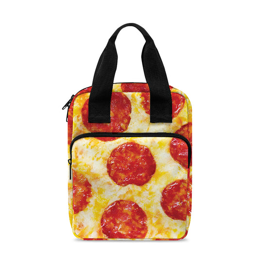 Pepperoni Pizza Print Bible Tote Bag