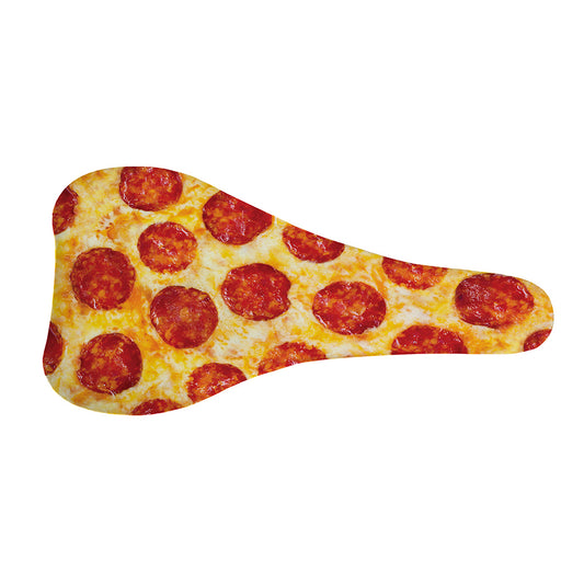 Pepperoni Pizza Print Bicycle Seat Cover