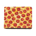 Pepperoni Pizza Print Bifold Wallet