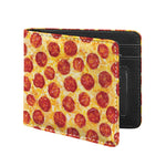 Pepperoni Pizza Print Bifold Wallet