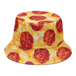 Pepperoni Pizza Print Bucket Hat