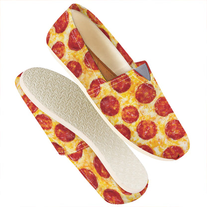 Pepperoni Pizza Print Casual Shoes