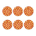 Pepperoni Pizza Print Coaster Set