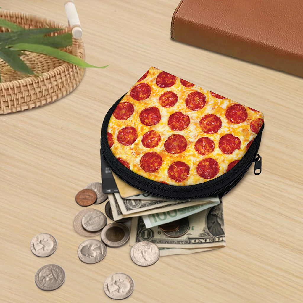 Pepperoni Pizza Print Coin Purse