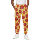 Pepperoni Pizza Print Cotton Pants