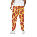 Pepperoni Pizza Print Cotton Pants