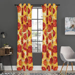 Pepperoni Pizza Print Curtain
