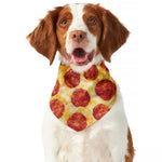 Pepperoni Pizza Print Dog Bandana