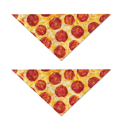 Pepperoni Pizza Print Dog Bandana