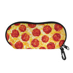 Pepperoni Pizza Print Glasses Case